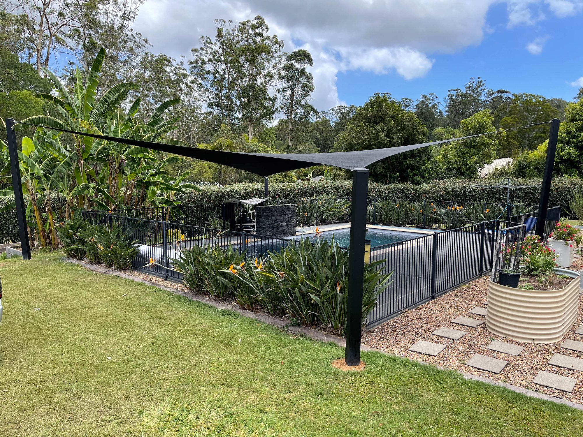 shade sail maintenance